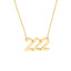 Angel Number Necklace by Julianna Isabella