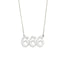 Angel Number Necklace by Julianna Isabella