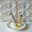 ceramic sage and incense holder