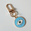 blue evil eye keychain